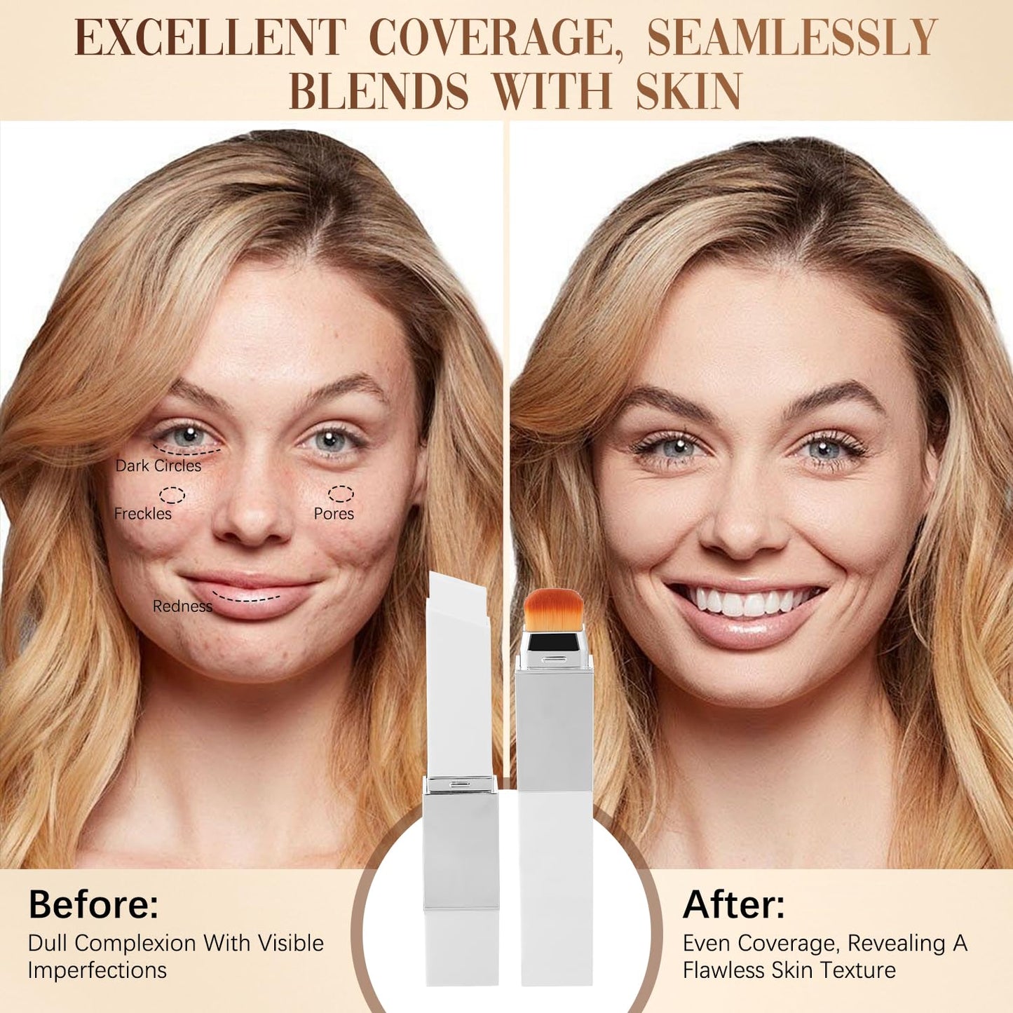 Korean Color Changing Foundation Stick