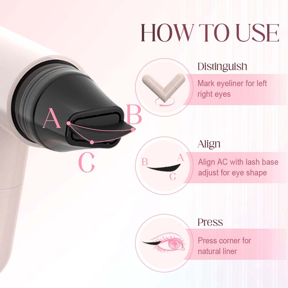 Korean Perfect Wing Rotating Eyeliner Stamp