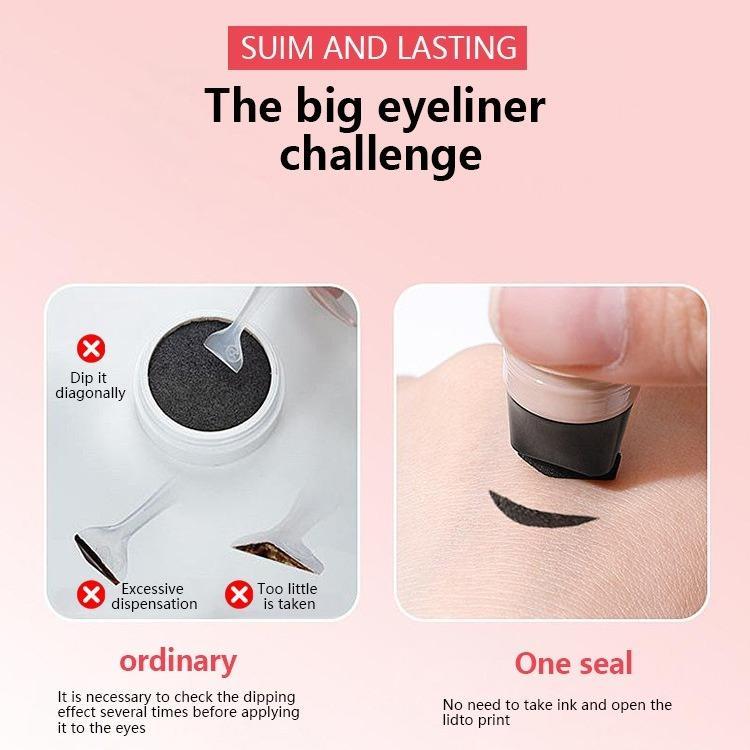 Korean Perfect Wing Rotating Eyeliner Stamp