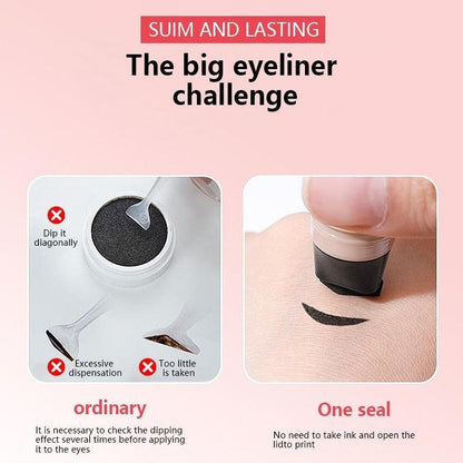 Korean Perfect Wing Rotating Eyeliner Stamp